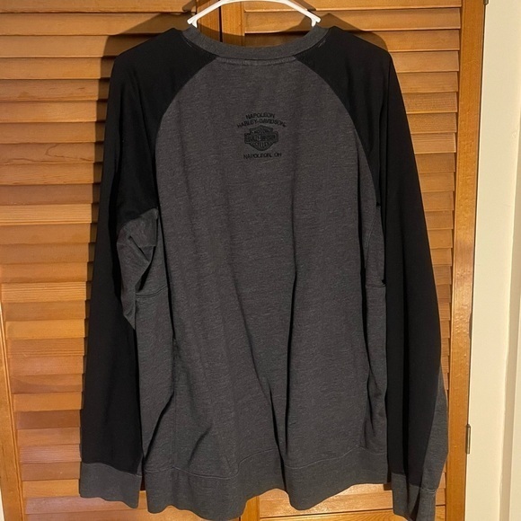 Harley Davidson Mens sweatshirt napoleon Ohio Sz xl - Picture 4 of 4